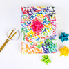 wrapping paper - 2-sided eco - funfetti/squiggles by wrappily eco gift wrap co.