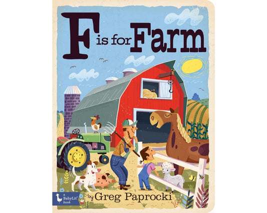 Board Book | Alphabet | F is for Farm