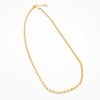 Necklace | Brass Eye Chain 16"