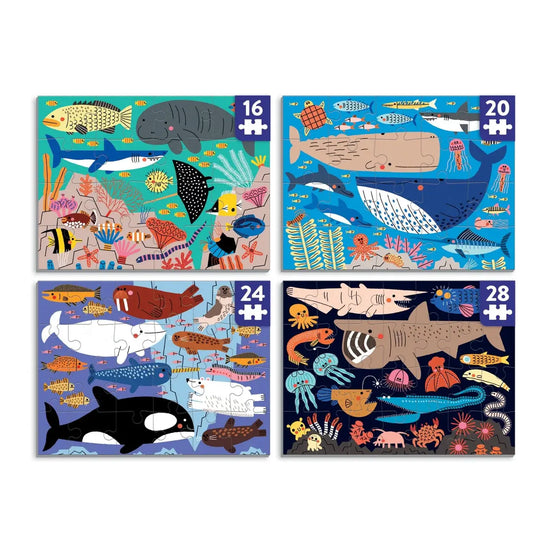 puzzle set - level up! - oceans of the world by chronicle books
