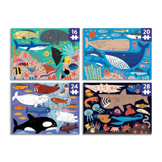 puzzle set - level up! - oceans of the world by chronicle books