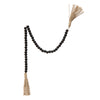 Garland + Tassel|Black & Jute|28"