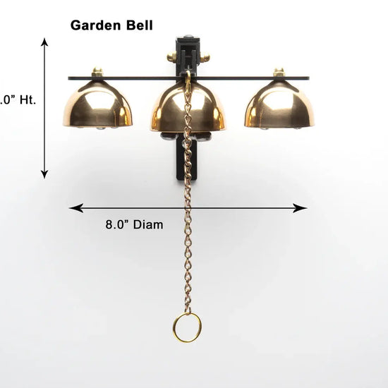 garden bell - brass by bevin bells
