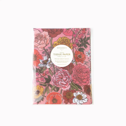 tissue paper - garden flora - 10 sheets by botanica paper co.