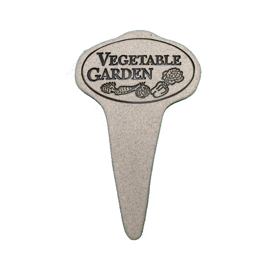 garden sign - "theme" - vegetable garden by amaranth stoneware