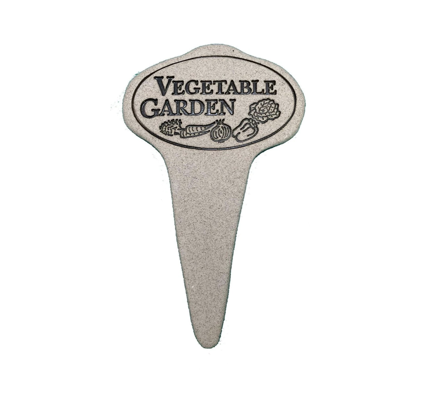 garden sign - "theme" - vegetable garden by amaranth stoneware