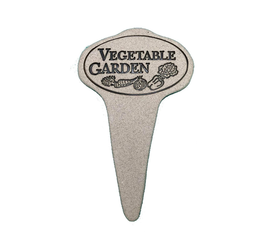 garden sign - "theme" - vegetable garden by amaranth stoneware