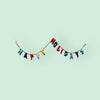 garland - felt happy holidays - multi by giftsland