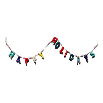 garland - felt happy holidays - multi by giftsland