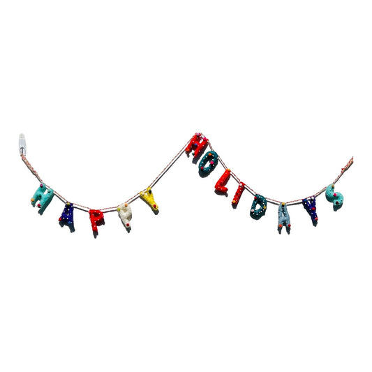 garland - felt happy holidays - multi by giftsland