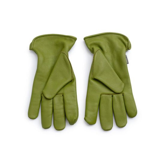gloves - classic work leather - olive by barebones