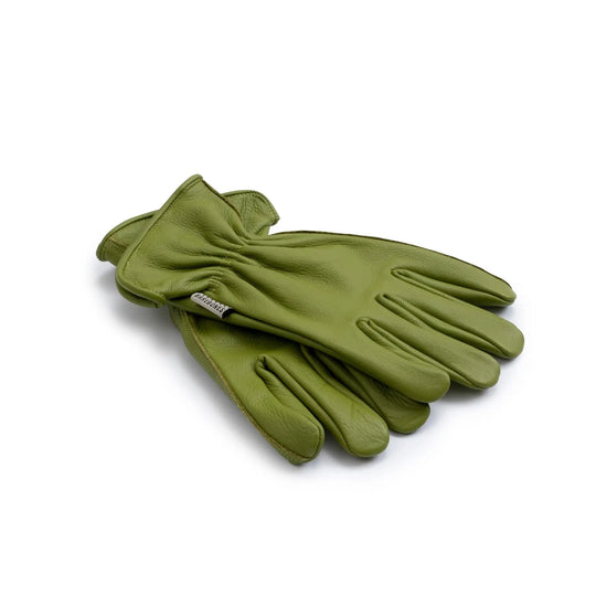 gloves - classic work leather - olive by barebones
