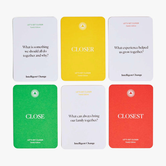 card game - get closer family edition by intelligent change
