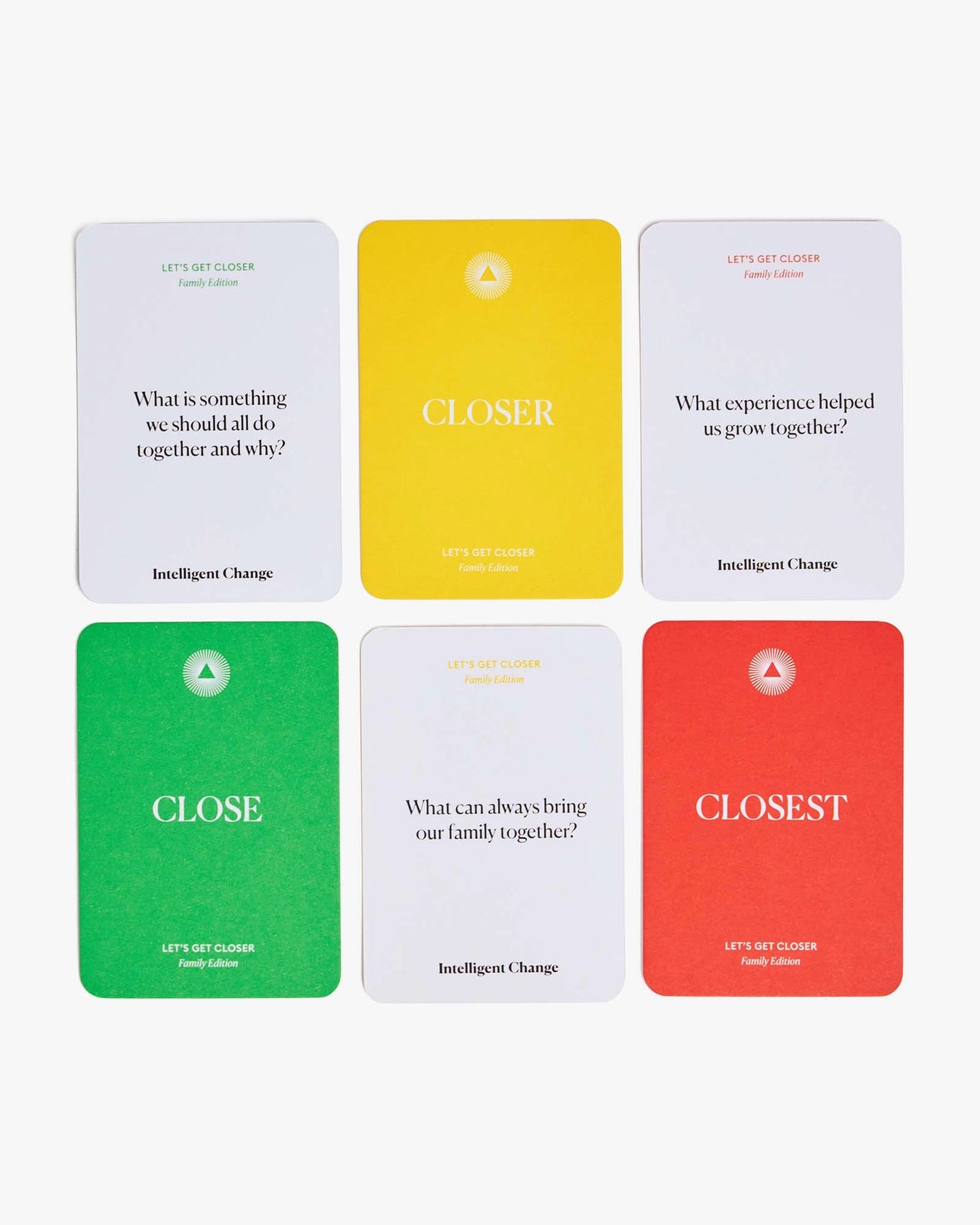 card game - get closer family edition by intelligent change