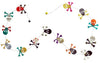 garland - paper skulls by giftsland