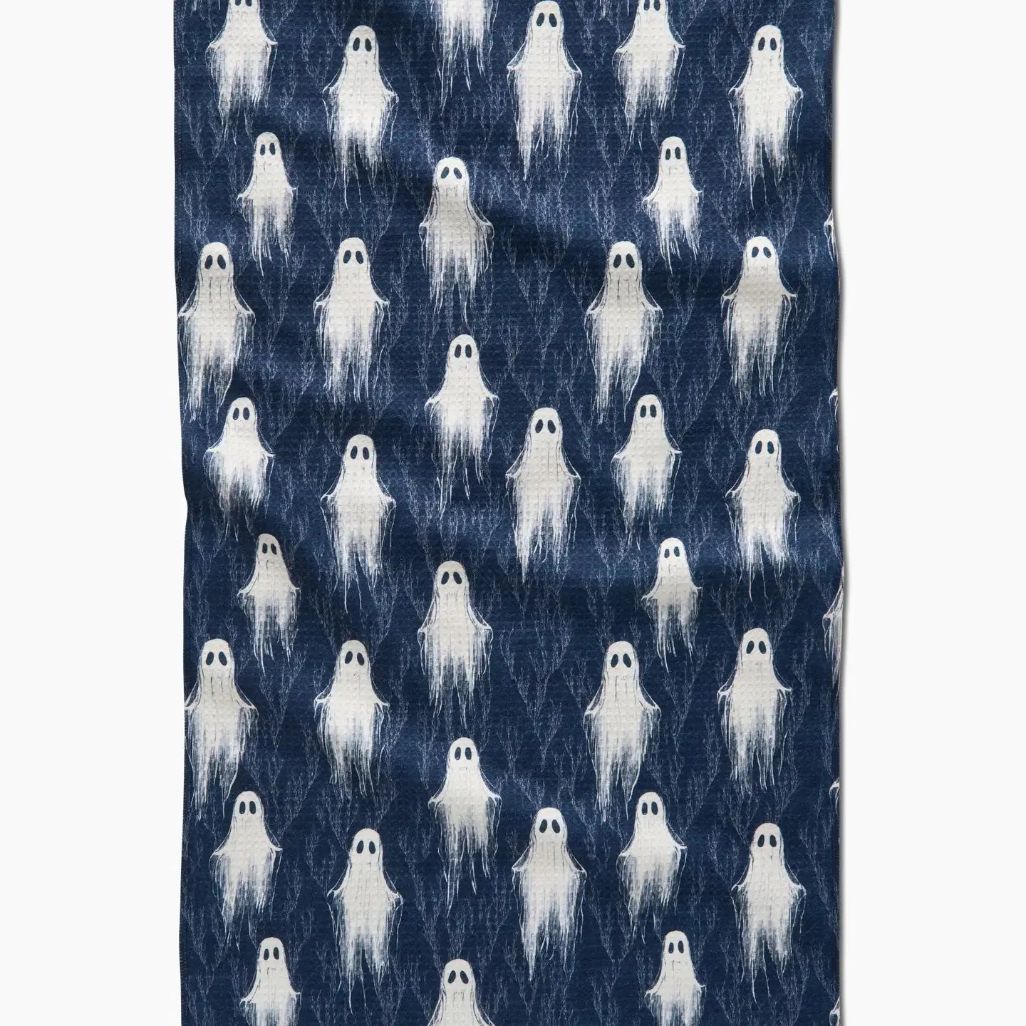 tea towel - microfiber halloween - ghosting around by geometry house