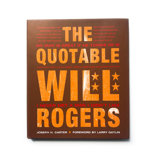 book - the quotable will rogers by gibbs smith