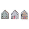gift box set - recycled paper house shape (small) by creative co-op