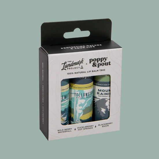 lip balm trio - landmark project by poppy & pout