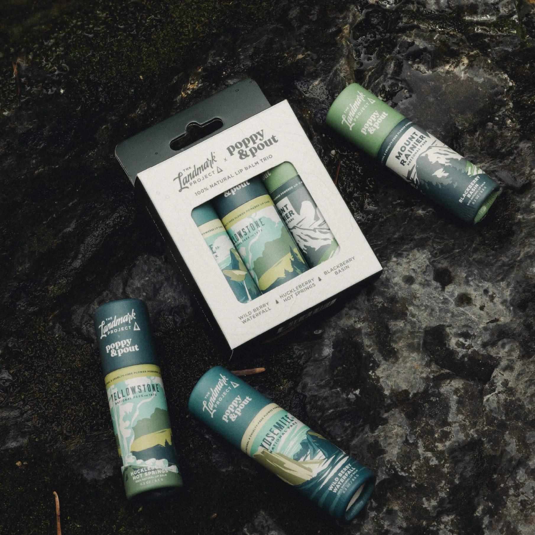 lip balm trio - landmark project by poppy & pout
