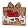gift topper - felt holiday (4 phrases) by creative co-op