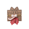 gift toppers - wool felt - gold cord (4 designs) by creative co-op