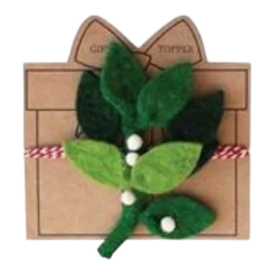 gift topper - felt birds (2 styles) by creative co-op