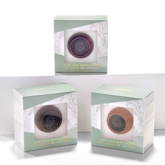 car fan diffuser - wood grain by giftcraft