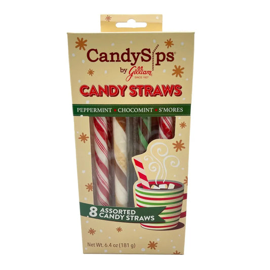 candy - gilliam straws - peppermint + chocomint + s'mores by redstone foods inc