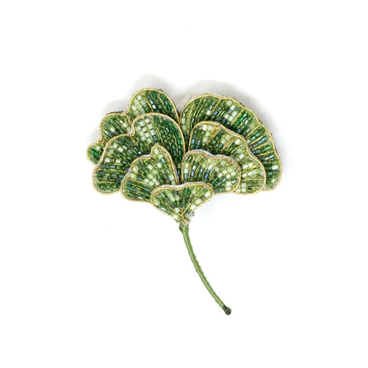 brooch pin - ginkgo leaf by trovelore