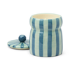 Candle | Cabana Stripe | Blue/Navy - Warm Cider