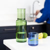 carafe + drinking glass - duo tone by block design