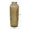 oversized vase - recycled glass - citron by creative co-op