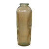 oversized vase - recycled glass - citron by creative co-op