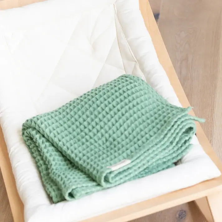 baby blanket - waffle by bella tunno