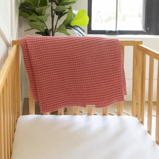 baby blanket - waffle by bella tunno