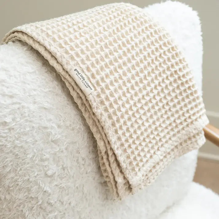 baby blanket - waffle by bella tunno