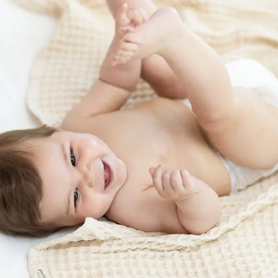 baby blanket - waffle by bella tunno