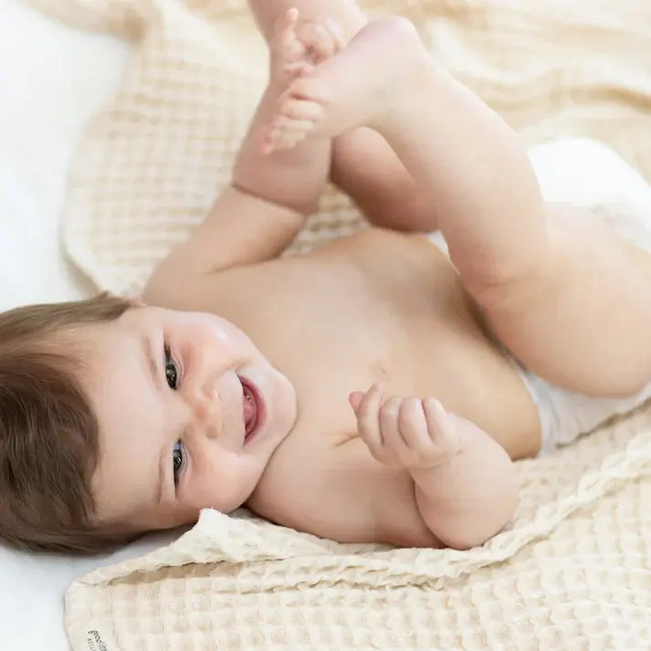 baby blanket - waffle by bella tunno