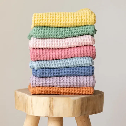 baby blanket - waffle by bella tunno