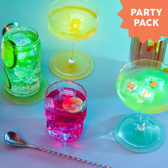 drink cubes - light-up glo cubes by glo pals