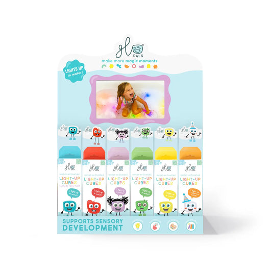bath glo pals - light up cubes by glo pals