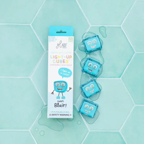 bath glo pals - light up cubes by glo pals