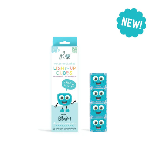 bath glo pals - light up cubes by glo pals