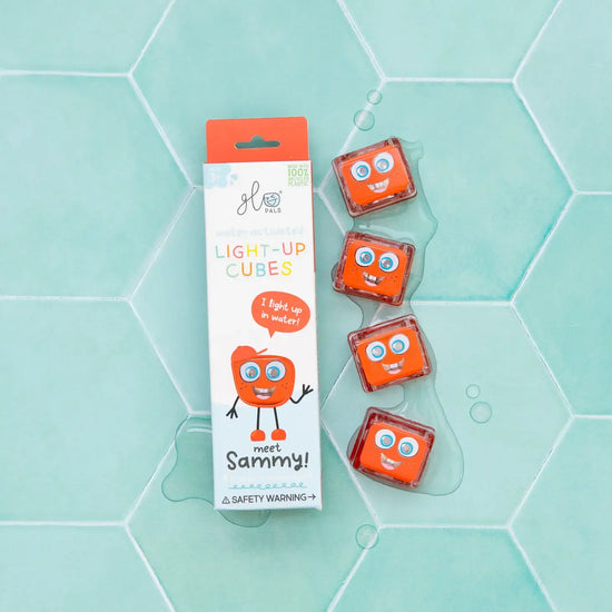 bath glo pals - light up cubes by glo pals