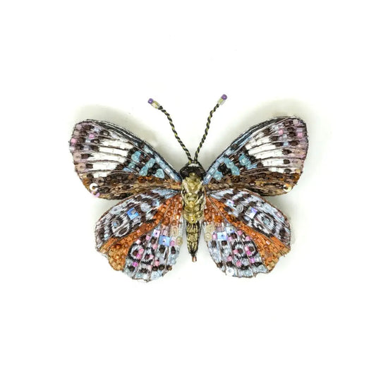 brooch pin - glorious purplewing butterfly by trovelore