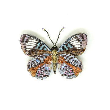 brooch pin - glorious purplewing butterfly by trovelore