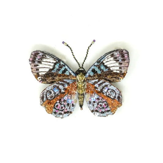 brooch pin - glorious purplewing butterfly by trovelore