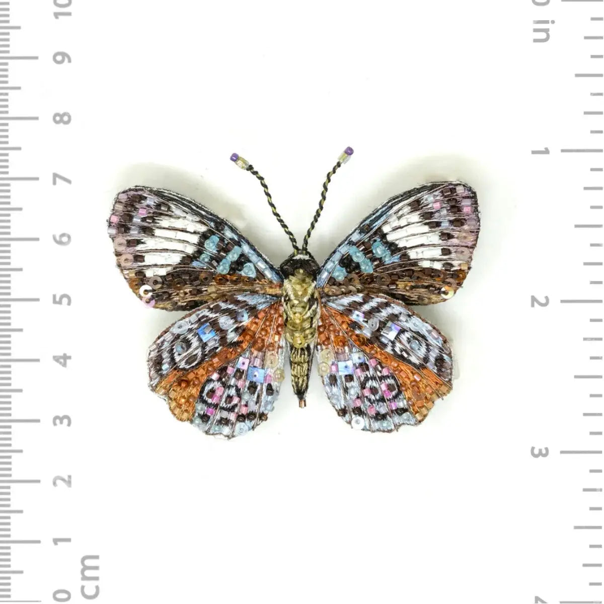 brooch pin - glorious purplewing butterfly by trovelore
