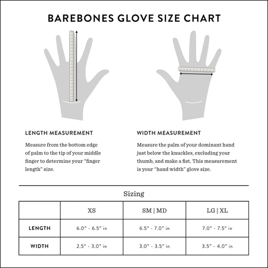 gloves - open fire leather - small/medium by barebones